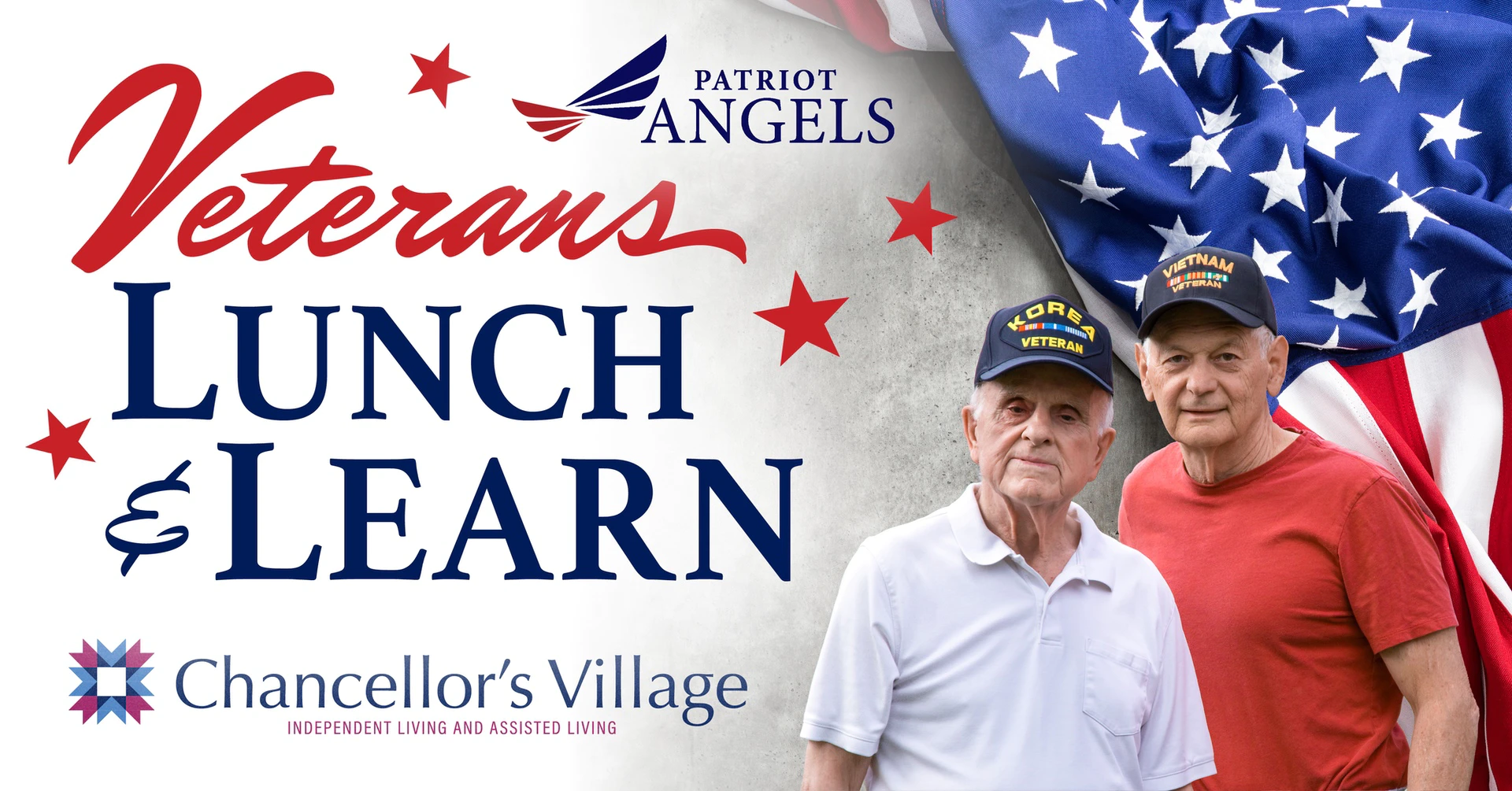 Veterans Lunch & Learn poster