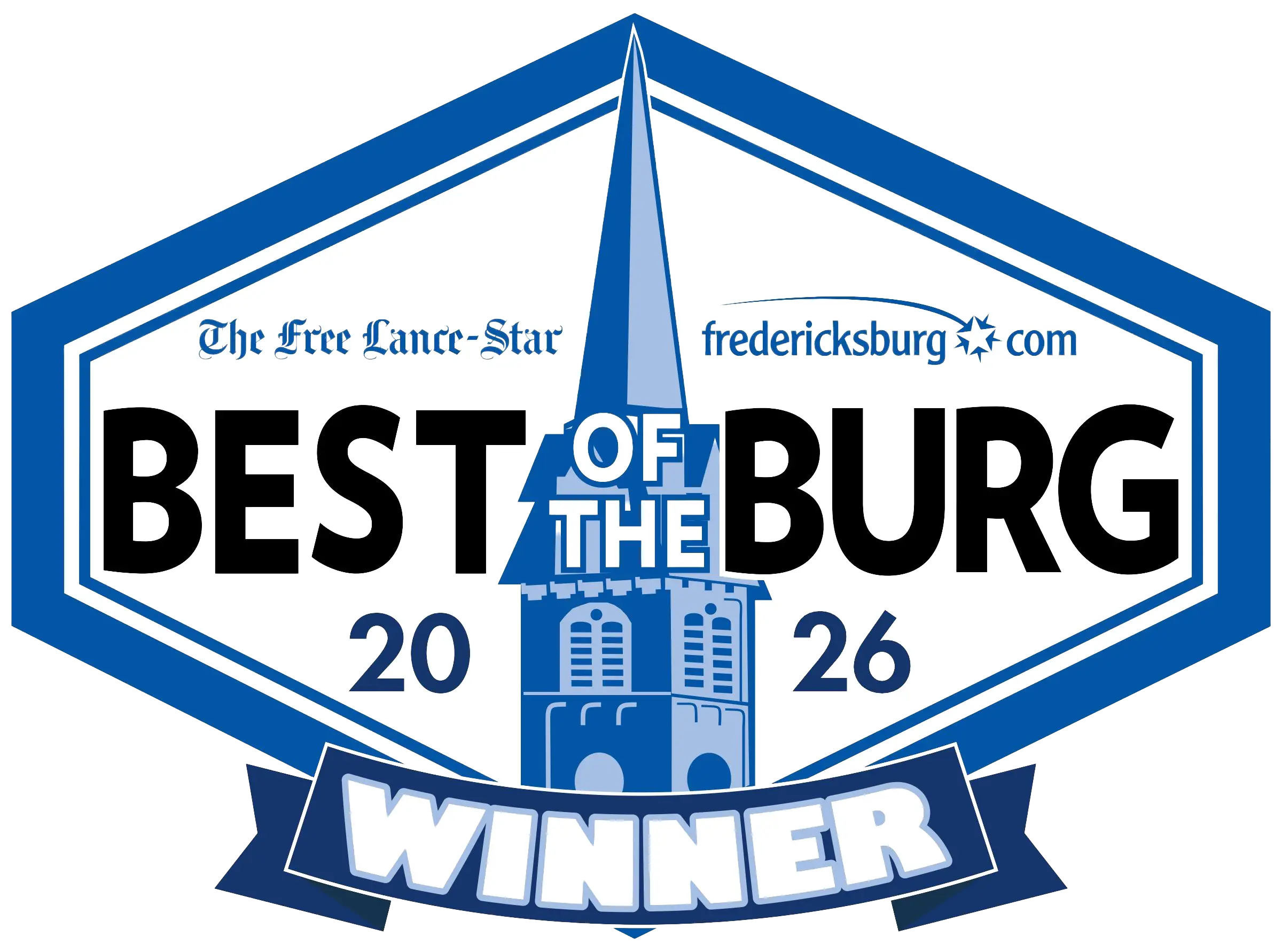 Best of the Burg 2026 Winner badge